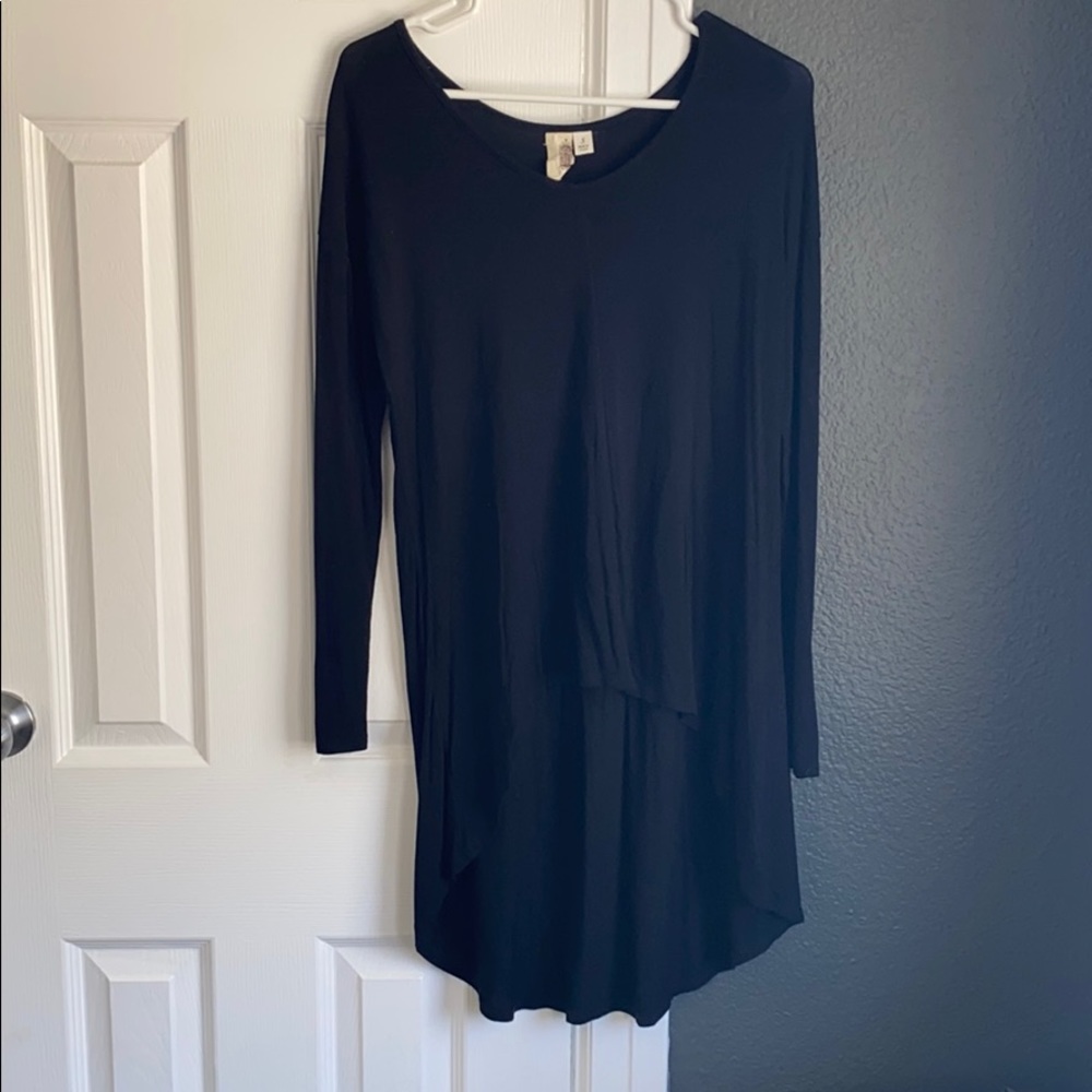 Black high low top